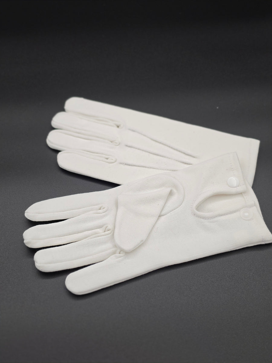 Gloves - White Cotton