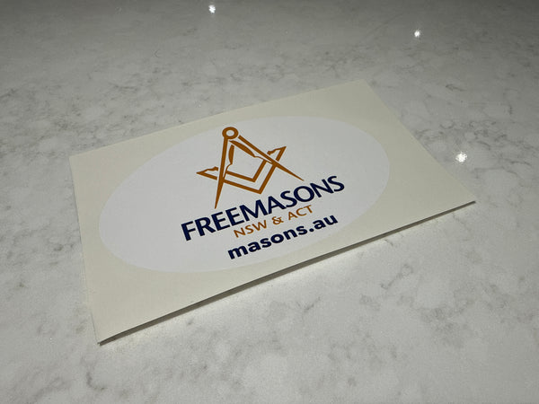 Bumper Sticker (Freemasons NSW & ACT)