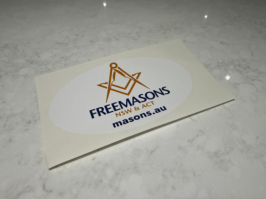 Bumper Sticker (Freemasons NSW & ACT)