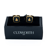 Cufflinks - Black Square and Compasses