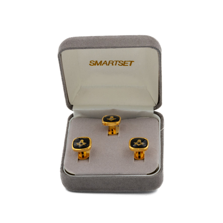 Dress Studs - Black S&C
