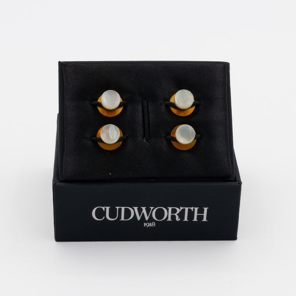 Dress Studs - Pearl Mushroom