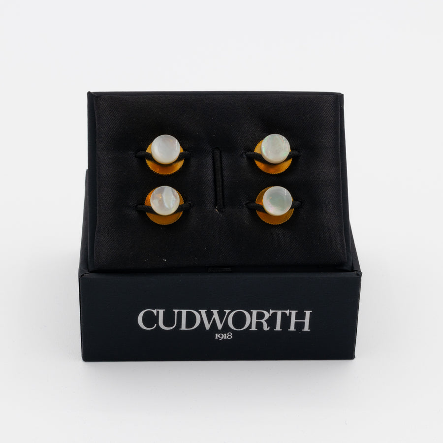 Dress Studs - Pearl Mushroom