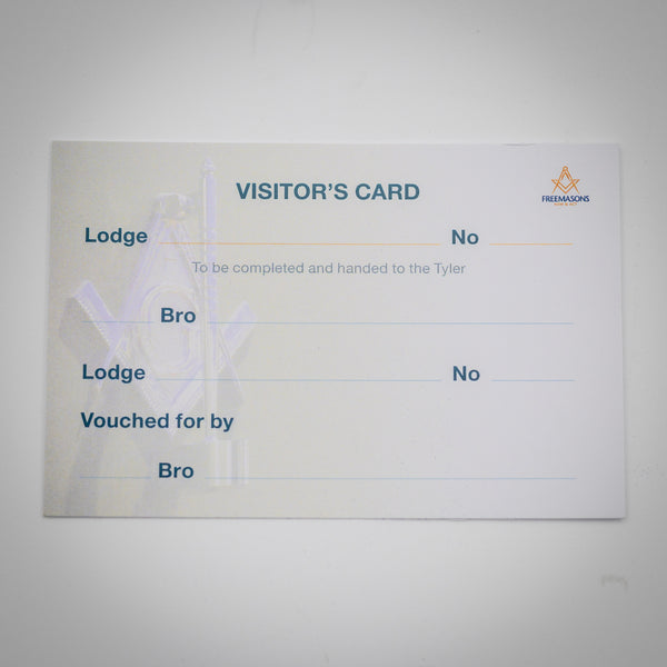 Visitors Card