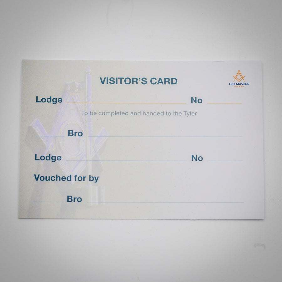 Visitors Card